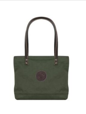 Duluth Pack Olive Green Canvas Market Tote – Lakewalk Shoulder Bag Made in USA
